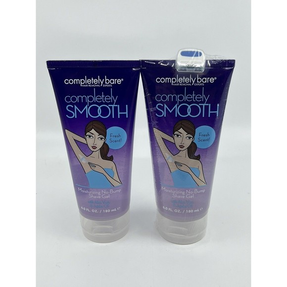 Completely Bare No-Bump Shave Gel Legs Bikini X2 PLUS Hair Inhibitor &Free Razor - Picture 11 of 14